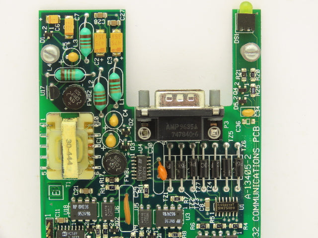 Barber Colman A-13405-2 RS232 Communications PCB Circuit Board A-13405-102