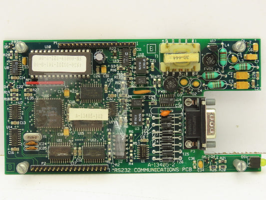Barber Colman A-13405-2 RS232 Communications PCB Circuit Board A-13405-102