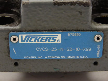 Vickers CVCS-25-N-S2-10-X99 Slip-In Cartridge Valve Cover