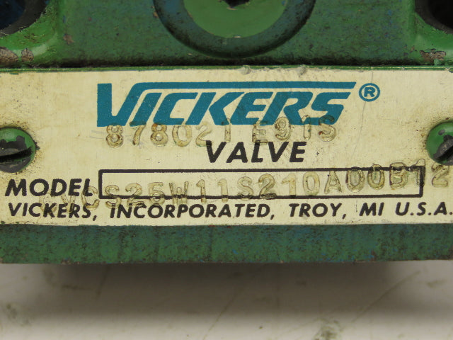Vickers CVCS-25-W11-S2-10-A00-B12 Slip-In Cartridge Relief Valve Cover
