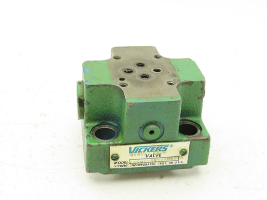 Vickers CVCS-25-W11-S2-10-A00-B12 Slip-In Cartridge Relief Valve Cover