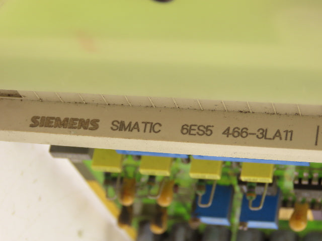 Siemens 6ES5 466-3LA11 Simatic 8-Point PLC Analog Input Slot Card Module