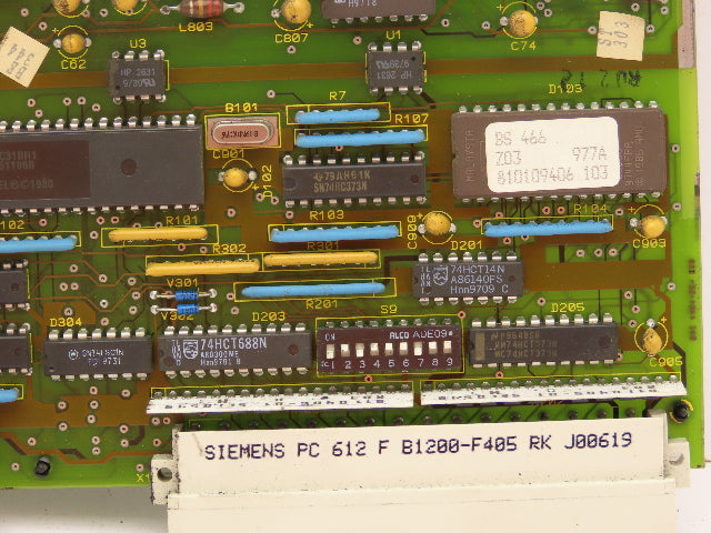 Siemens 6ES5 466-3LA11 Simatic 8-Point PLC Analog Input Slot Card Module