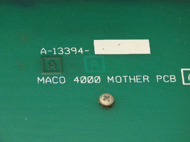 Barber Colman 40BB-411BC Maco 4000 Injection Control Card Chassis PLC Slot Rack