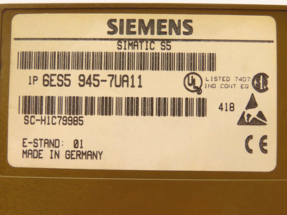 Siemens 6ES5 816-5AA01 PLC CPU Slot Card Controller Module