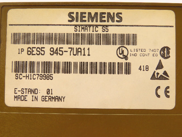 Siemens 6ES5 816-5AA01 PLC CPU Slot Card Controller Module