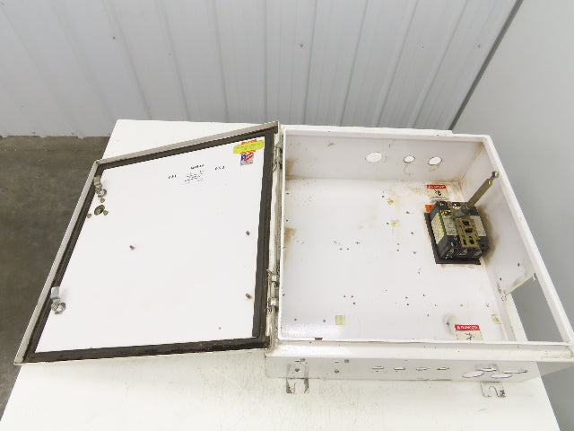 Hoffman A242408LP Electrical Enclosure Control Panel 24x24x8" Disconnect 100A