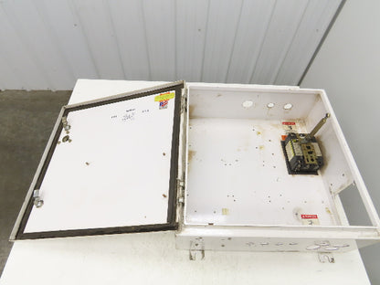 Hoffman A242408LP Electrical Enclosure Control Panel 24x24x8" Disconnect 100A