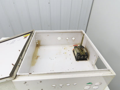 Hoffman A242408LP Electrical Enclosure Control Panel 24x24x8" Disconnect 100A