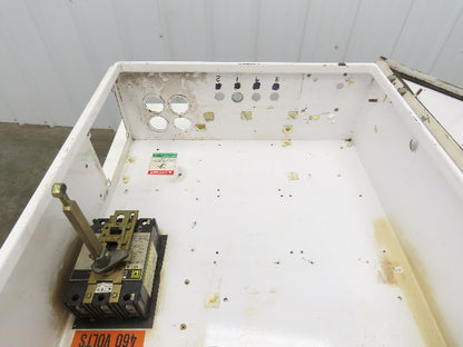 Hoffman A242408LP Electrical Enclosure Control Panel 24x24x8" Disconnect 100A