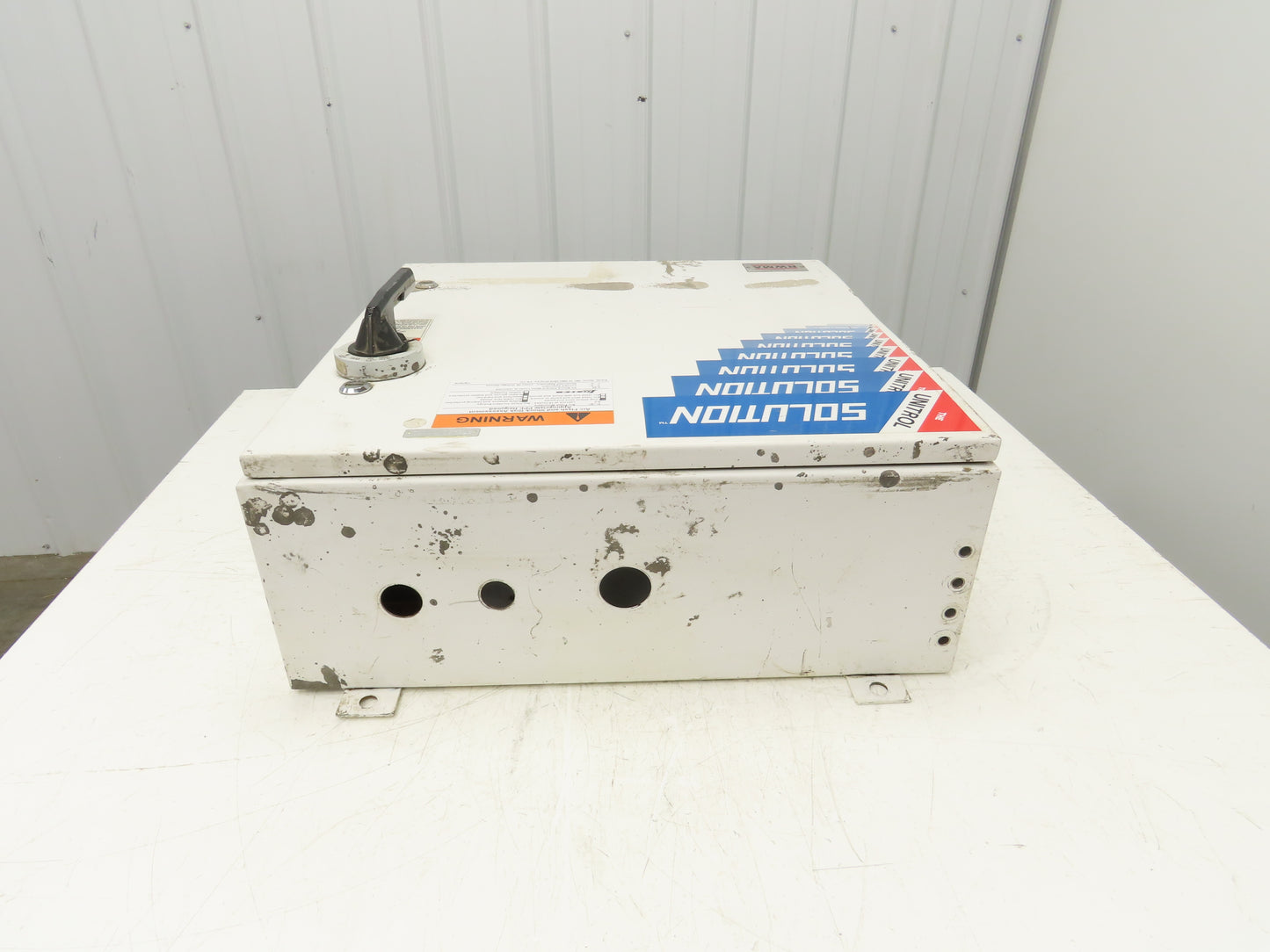 Hoffman A242408LP Electrical Enclosure Control Panel 24x24x8" Disconnect 100A