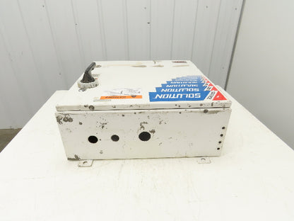 Hoffman A242408LP Electrical Enclosure Control Panel 24x24x8" Disconnect 100A