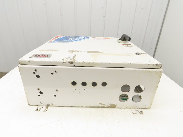 Hoffman A242408LP Electrical Enclosure Control Panel 24x24x8" Disconnect 100A