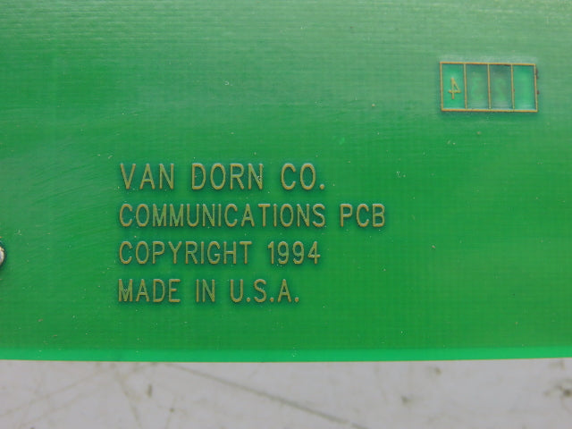Van Dorn PC330-081 PCB Slot Card Communication Circuit Board Module