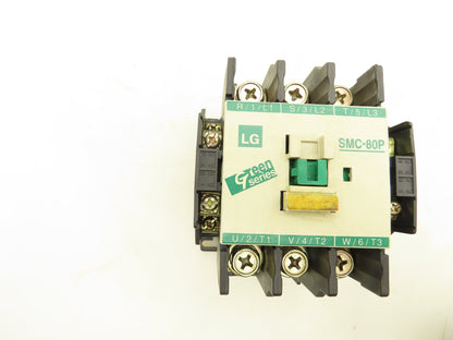 LG SMC-80P Green Series Magnetic Contactor 110V Coil 600V 80A 3 Pole