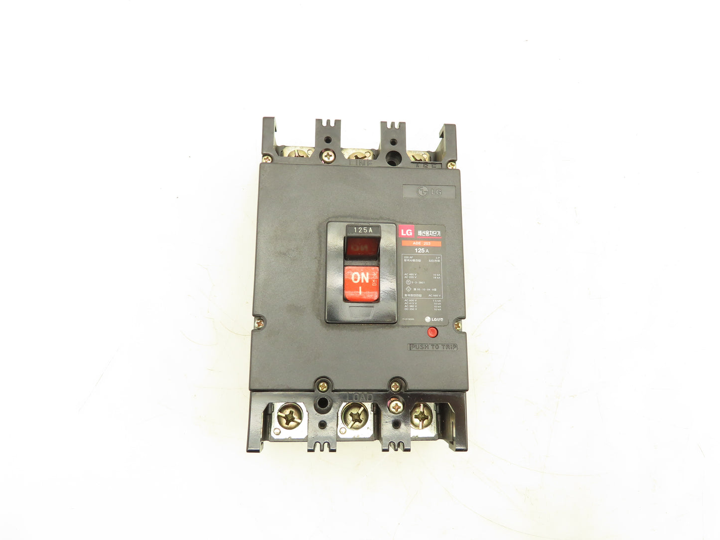 LG ABE 203 Circuit Breaker 600V 125A 18kA 3P