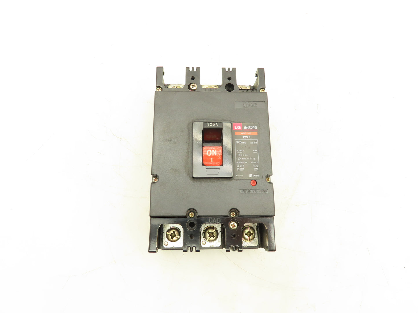 LG ABE 203 Circuit Breaker 600V 125A 18kA 3P
