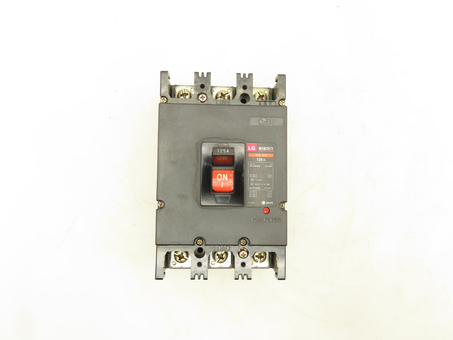 LG ABE 203 Circuit Breaker 600V 125A 18kA 3P