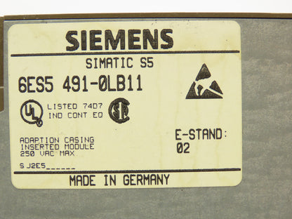 Siemens 6ES5 252-3AA21 Simatic Analog I/O Closed Loop Control Module
