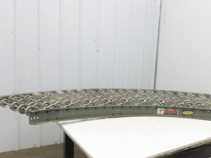 Hytrol 24"x 90 Deg Skatewheel Conveyor Section 22"BF Steel Gravity Roller