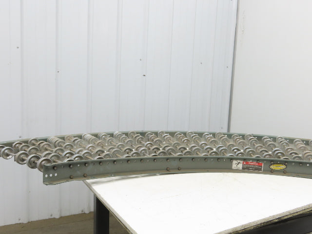 Hytrol 24"x 90 Deg Skatewheel Conveyor Section 22"BF Steel Gravity Roller