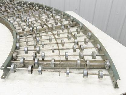 Hytrol 24"x 90 Deg Skatewheel Conveyor Section 22"BF Steel Gravity Roller