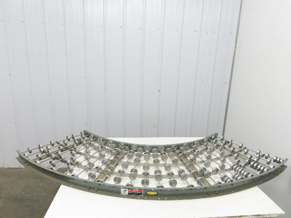 Hytrol 24"x 90 Deg Skatewheel Conveyor Section 22"BF Steel Gravity Roller