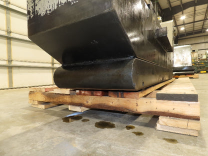 Enomoto Hinge Belt CNC Chip Conveyor 15"x 62" Infeed 30" Discharge 220V 3PH