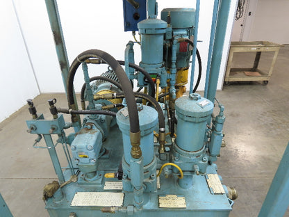 Hydraulic Power Unit Parker Pumps 1000PSI 10/7 GPM 100 Gal Tank