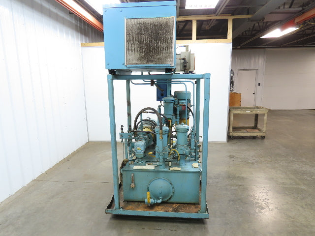 Hydraulic Power Unit Parker Pumps 1000PSI 10/7 GPM 100 Gal Tank