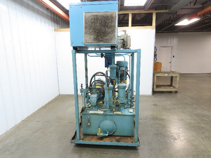 Hydraulic Power Unit Parker Pumps 1000PSI 10/7 GPM 100 Gal Tank