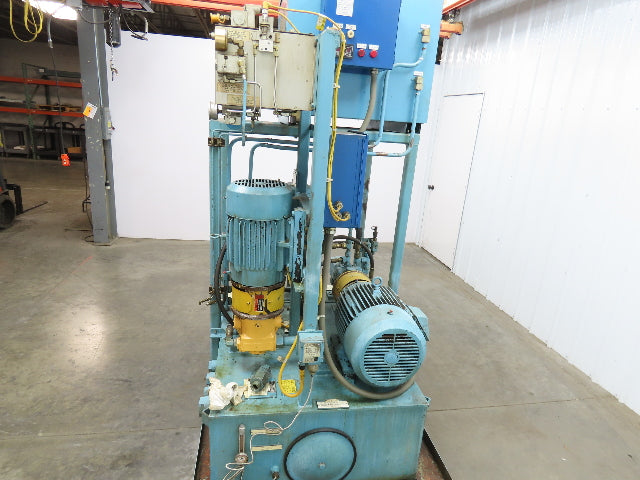 Hydraulic Power Unit Parker Pumps 1000PSI 10/7 GPM 100 Gal Tank