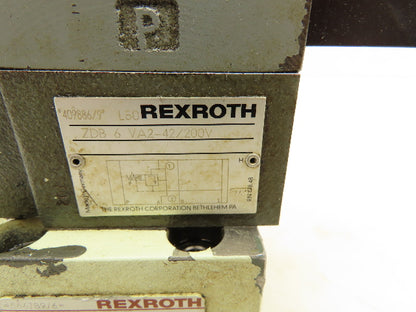 Rexroth LFA 16 DBW2-60/200/12 Cartridge Cover Directional Valve Stack 4WE6H51