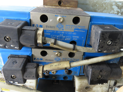 Vickers PVQ20B2RSE1S21CM712 Hydraulic Power Unit 65 Gallon 10GPM 3GPM 230/460V