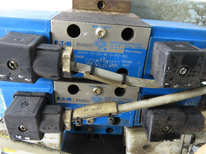 Vickers PVQ20B2RSE1S21CM712 Hydraulic Power Unit 65 Gallon 10GPM 3GPM 230/460V