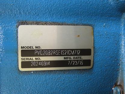 Vickers PVQ20B2RSE1S21CM712 Hydraulic Power Unit 65 Gallon 10GPM 3GPM 230/460V