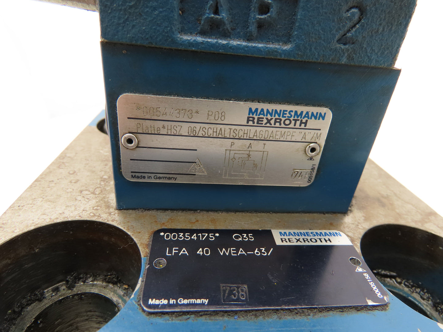 Rexroth LFA 40 WEA-63 Cartridge Cover Solenoid Seat Valve M-3 SEW 6 U33/420 M