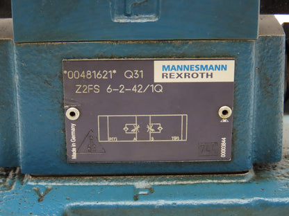 Rexroth 4WEH22 J74/ 4WE6 J53/AG24NK4/B08 Directional Control Solenoid Valve 24V