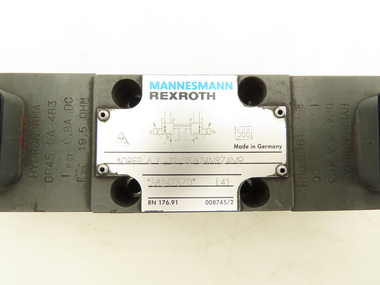 Rexroth 3DREP 6 C-12/25A24N9Z4MR Proportional Reducing Solenoid Valve 24vdc