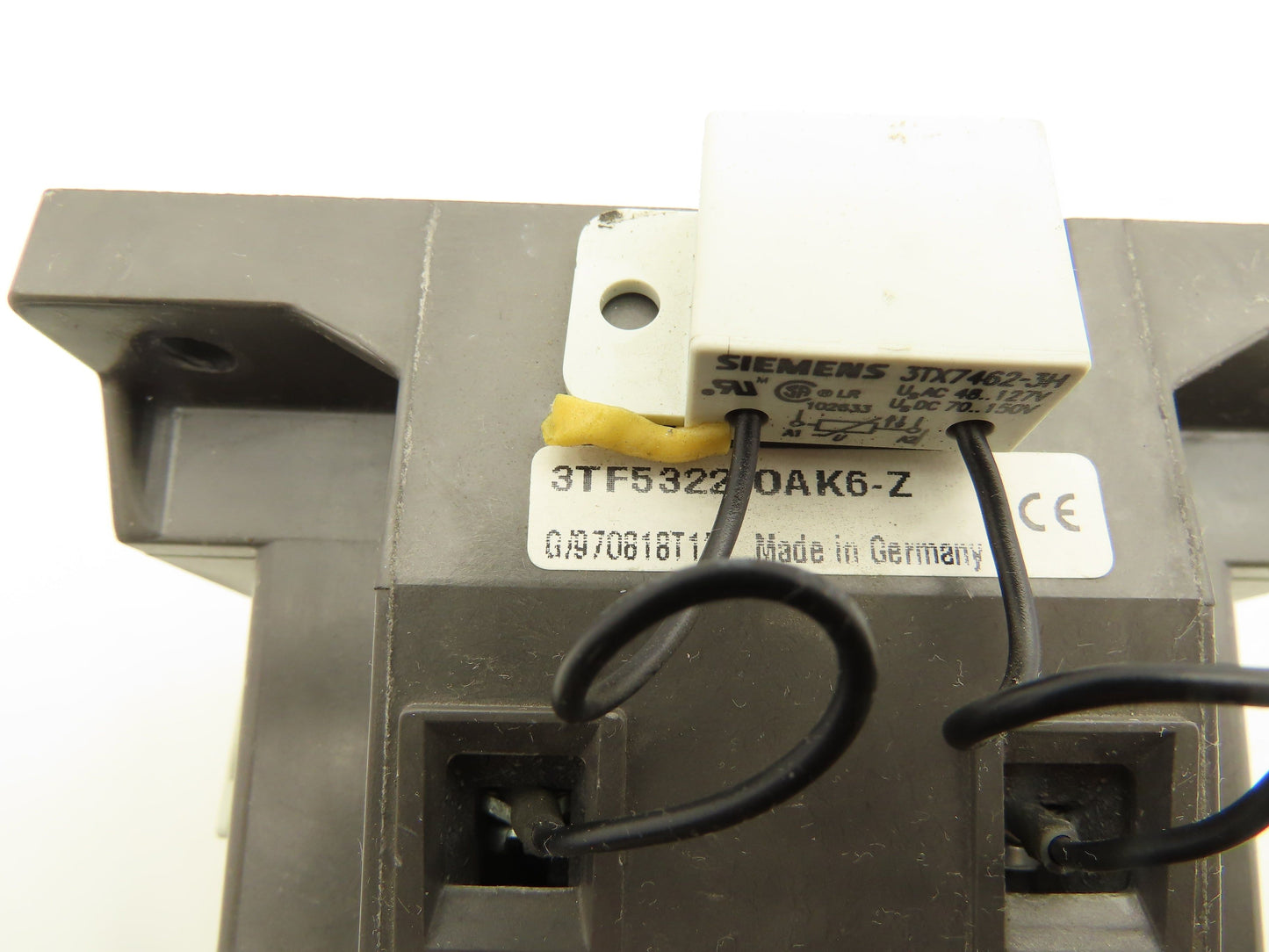 Siemens 3TF5322-0AK6-Z IEC Motor Starter Contactor 210A 150Hp 600V 3Ph 120V Coil