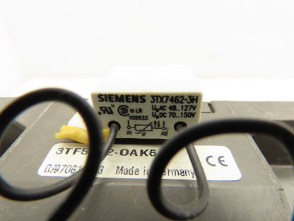 Siemens 3TF5322-0AK6-Z IEC Motor Starter Contactor 210A 150Hp 600V 3Ph 120V Coil