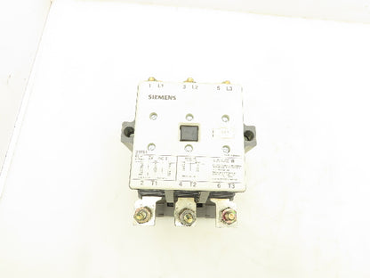 Siemens 3TF5322-0AK6-Z IEC Motor Starter Contactor 210A 150Hp 600V 3Ph 120V Coil