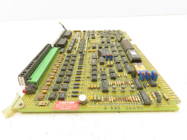 Cincinnati Milacron 3-533-0669G PLC Slot Card Temperature Control Circuit Board