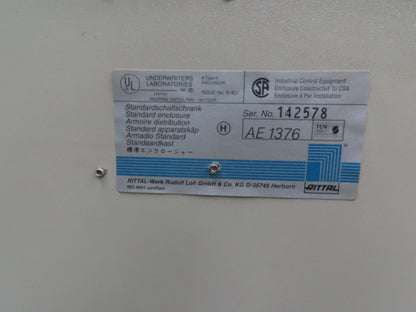 Rittal 1376 Electrical Enclosure 760x600x350mm Backplate Wall Mount