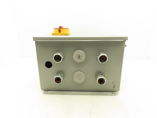 Wiegmann B141208CH Electrical Enclosure 14x12x8" Wall Mount Control Panel Extras