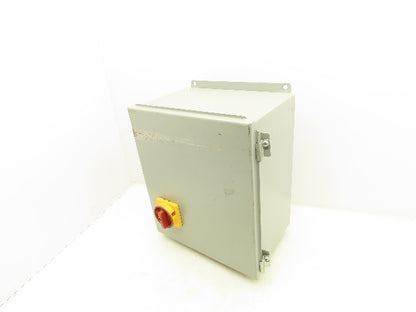 Wiegmann B141208CH Electrical Enclosure 14x12x8" Wall Mount Control Panel Extras