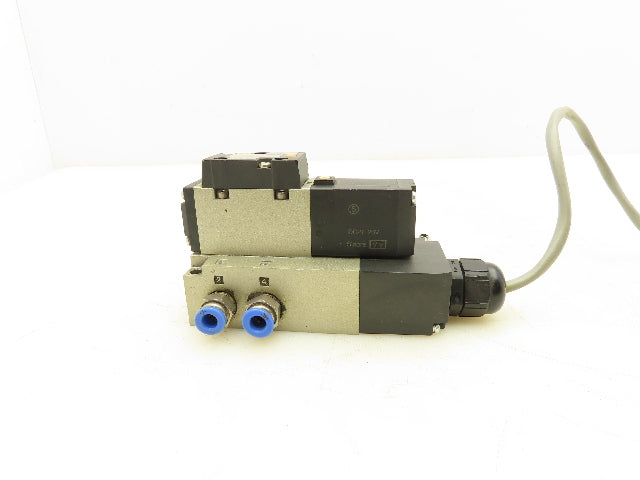 SMC VFS2100-5FZ-02T Solenoid Valve 5/2 Spool 24VDC Base Unit 3/8" NPT Ports