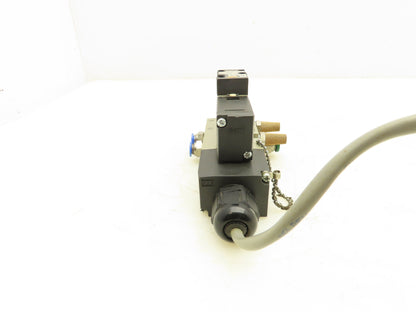 SMC VFS2100-5FZ-02T Solenoid Valve 5/2 Spool 24VDC Base Unit 3/8" NPT Ports