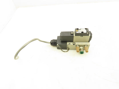 SMC VFS2100-5FZ-02T Solenoid Valve 5/2 Spool 24VDC Base Unit 3/8" NPT Ports