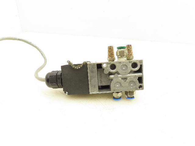 SMC VFS2100-5FZ-02T Solenoid Valve 5/2 Spool 24VDC Base Unit 3/8" NPT Ports
